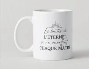 Mug chrétien – Transformez chaque pause en moment de foi