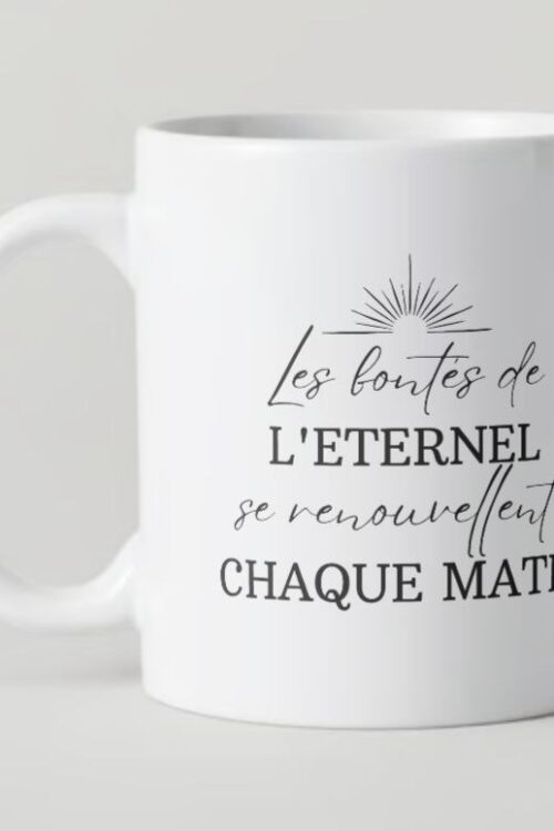 Mug chrétien – Transformez chaque pause en moment de foi