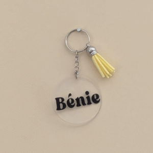 Porte-clés chrétien personnalisable